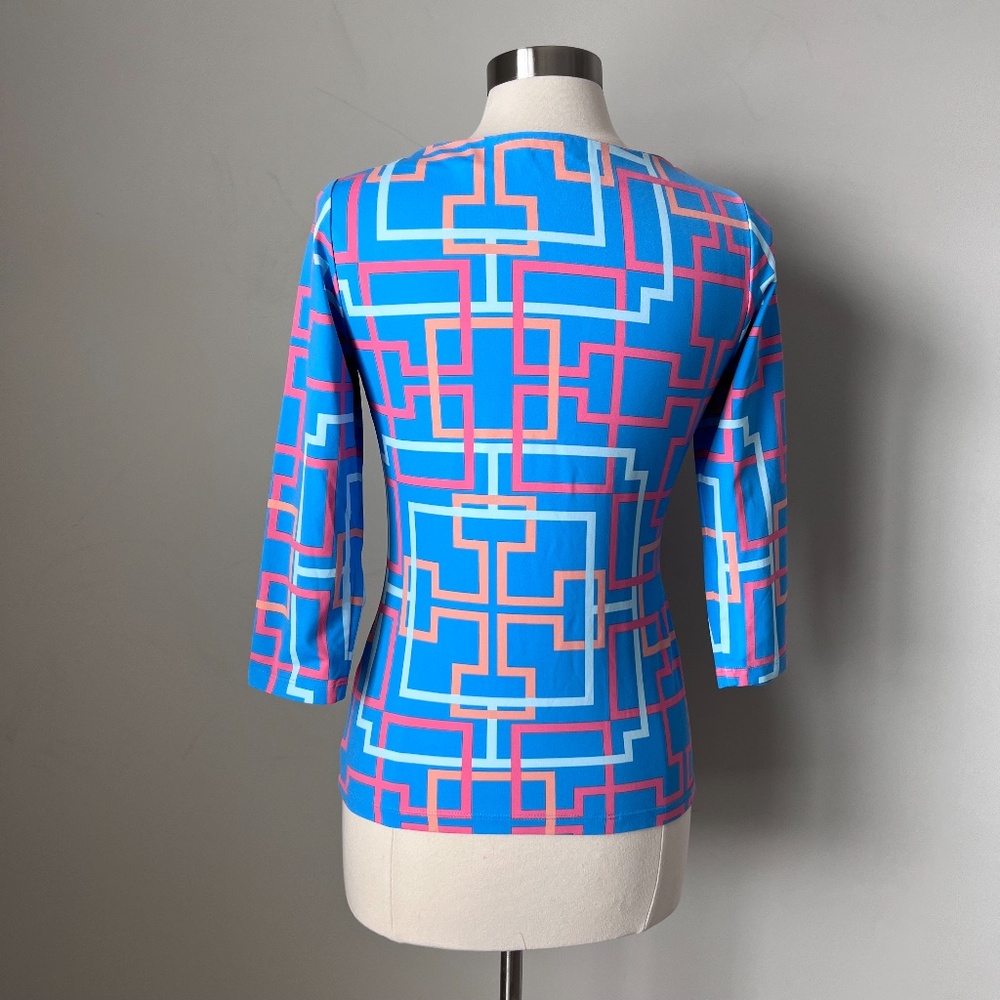 J.McLaughlin Catalina Cloth Wavesong Top‎ Size Small - Picture 10 of 15
